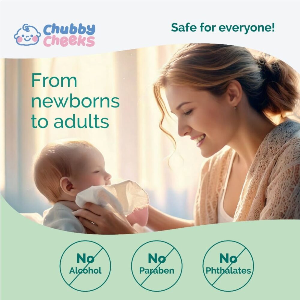 Chubby Cheeks Premium Food-Safe Wipes - 90pcs Per Bundle - Image 8